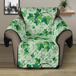 Christmas Ivy Leaf Pattern Print Recliner Protector