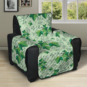 Christmas Ivy Leaf Pattern Print Recliner Protector