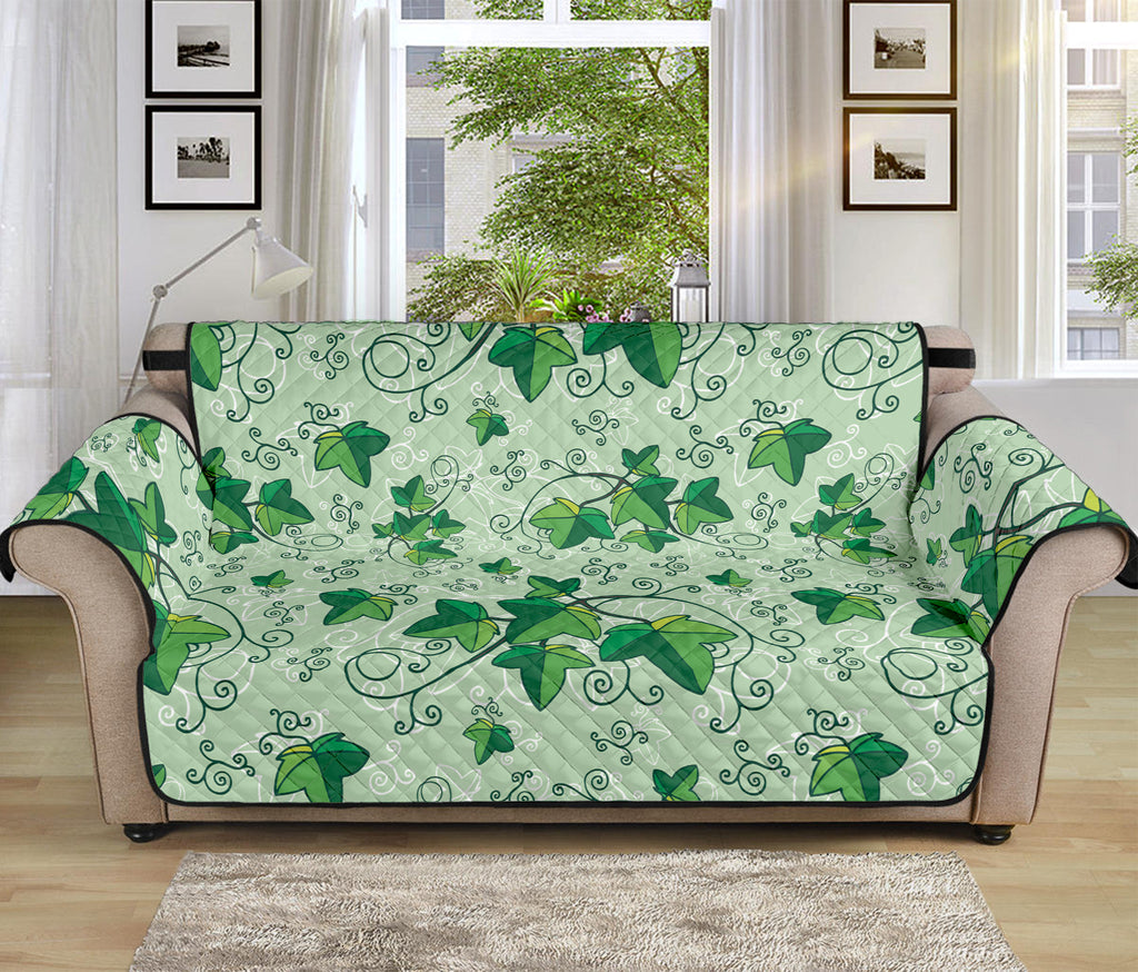 Christmas Ivy Leaf Pattern Print Sofa Protector