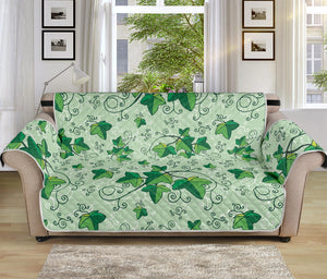 Christmas Ivy Leaf Pattern Print Sofa Protector