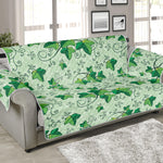 Christmas Ivy Leaf Pattern Print Sofa Protector