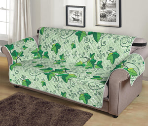 Christmas Ivy Leaf Pattern Print Sofa Protector