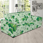 Christmas Ivy Leaf Pattern Print Sofa Slipcover