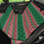 Christmas Knitted Pattern Print Pet Car Back Seat Cover