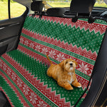 Christmas Knitted Pattern Print Pet Car Back Seat Cover