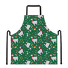 Christmas Llama Pattern Print Apron