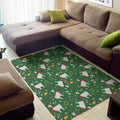 Christmas Llama Pattern Print Floor Mat