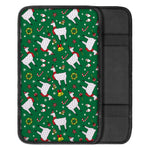 Christmas Llama Pattern Print Car Center Console Cover