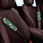 Christmas Llama Pattern Print Car Seat Belt Covers