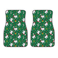 Christmas Llama Pattern Print Front Car Floor Mats