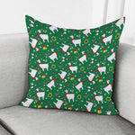 Christmas Llama Pattern Print Pillow Cover