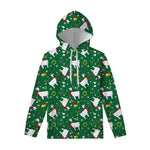 Christmas Llama Pattern Print Pullover Hoodie
