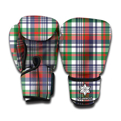 Christmas Madras Plaid Print Boxing Gloves