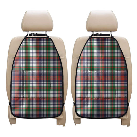 Christmas Madras Plaid Print Car Seat Organizers