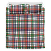 Christmas Madras Plaid Print Duvet Cover Bedding Set