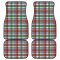 Christmas Madras Plaid Print Front and Back Car Floor Mats