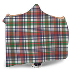 Christmas Madras Plaid Print Hooded Blanket