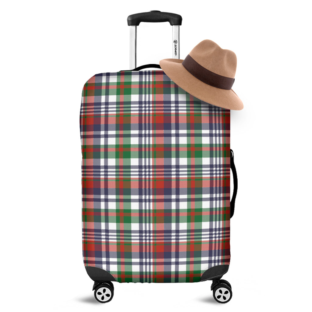 Christmas Madras Plaid Print Luggage Cover