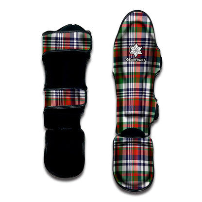 Christmas Madras Plaid Print Muay Thai Shin Guard