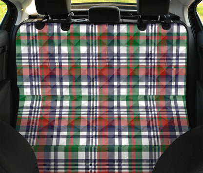 Christmas Madras Plaid Print Pet Car Back Seat Cover