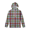 Christmas Madras Plaid Print Pullover Hoodie