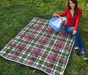 Christmas Madras Plaid Print Quilt