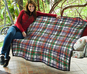 Christmas Madras Plaid Print Quilt