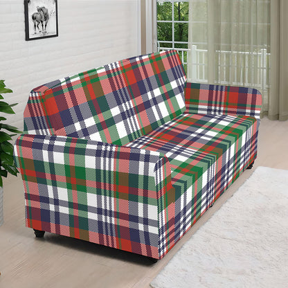 Christmas Madras Plaid Print Sofa Cover