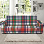 Christmas Madras Plaid Print Sofa Slipcover