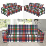 Christmas Madras Plaid Print Sofa Slipcover