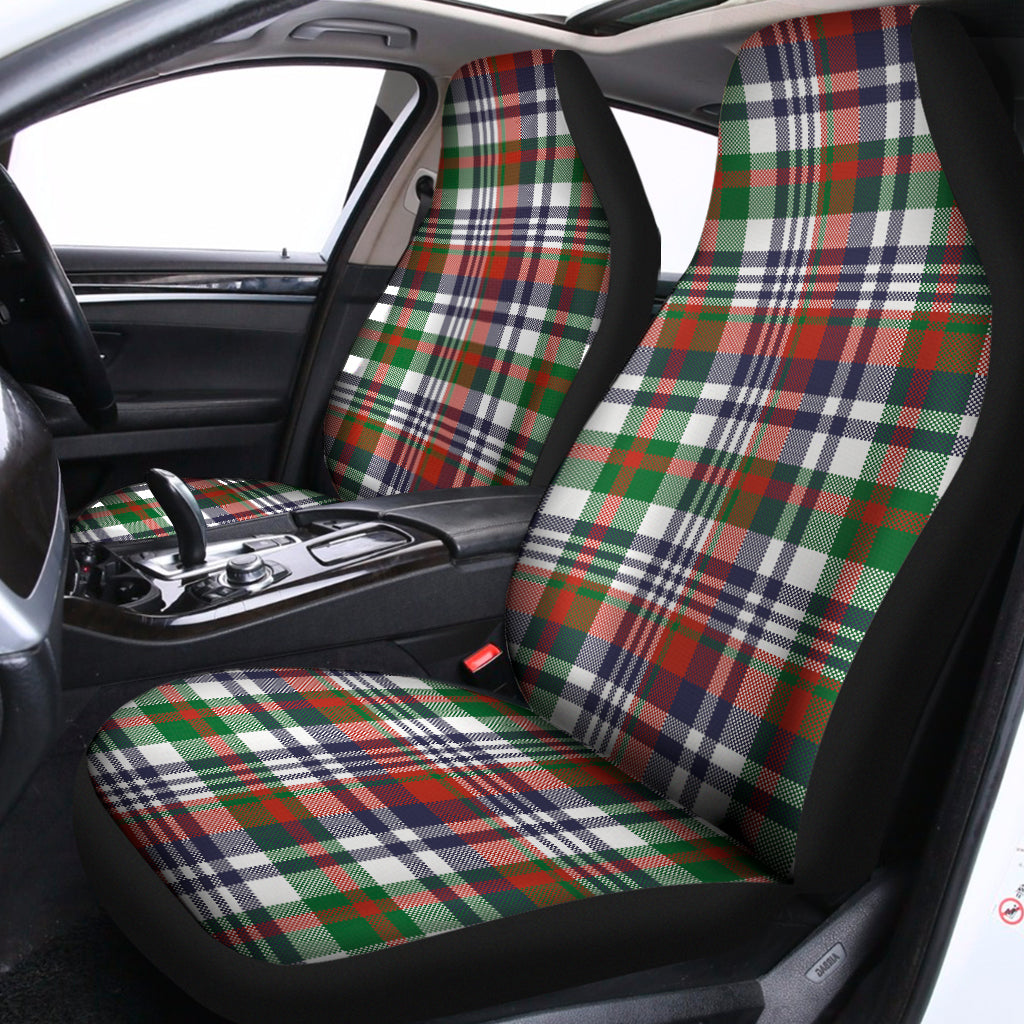 Christmas Madras Plaid Print Universal Fit Car Seat Covers