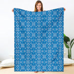 Christmas Nordic Knitted Pattern Print Blanket
