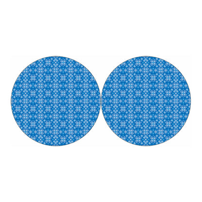 Christmas Nordic Knitted Pattern Print Car Coasters