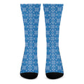 Christmas Nordic Knitted Pattern Print Crew Socks