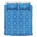 Christmas Nordic Knitted Pattern Print Duvet Cover Bedding Set
