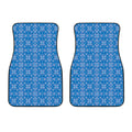 Christmas Nordic Knitted Pattern Print Front Car Floor Mats