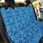 Christmas Nordic Knitted Pattern Print Pet Car Back Seat Cover