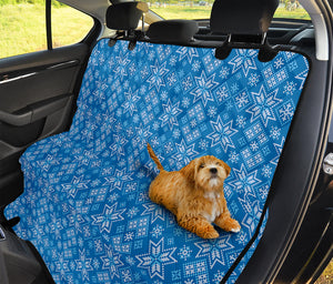 Christmas Nordic Knitted Pattern Print Pet Car Back Seat Cover