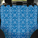 Christmas Nordic Knitted Pattern Print Pet Car Back Seat Cover