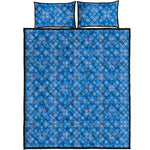 Christmas Nordic Knitted Pattern Print Quilt Bed Set