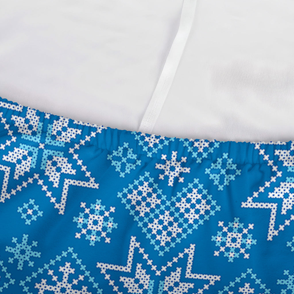 Christmas Nordic Knitted Pattern Print Sofa Cover