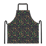 Christmas Party Elements Pattern Print Apron