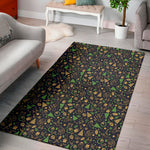 Christmas Party Elements Pattern Print Area Rug