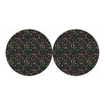 Christmas Party Elements Pattern Print Car Coasters