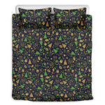 Christmas Party Elements Pattern Print Duvet Cover Bedding Set