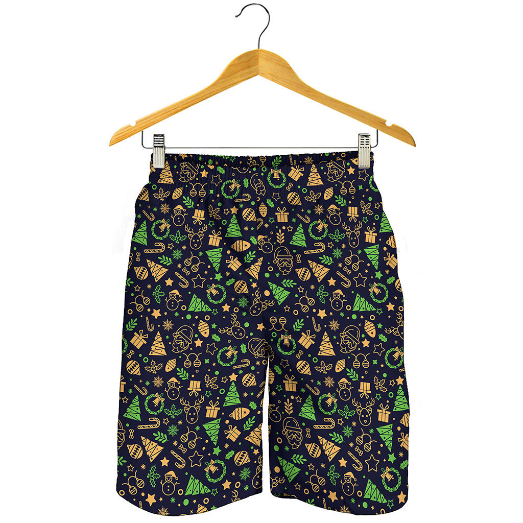 Christmas Party Elements Pattern Print Men's Shorts