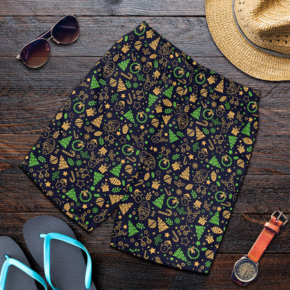 Christmas Party Elements Pattern Print Men's Shorts