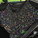 Christmas Party Elements Pattern Print Pet Car Back Seat Cover