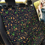 Christmas Party Elements Pattern Print Pet Car Back Seat Cover