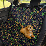 Christmas Party Elements Pattern Print Pet Car Back Seat Cover